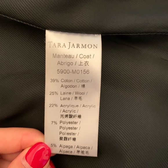 Tara Jarmon Boyfriend Style Coat - Picture 5 of 5